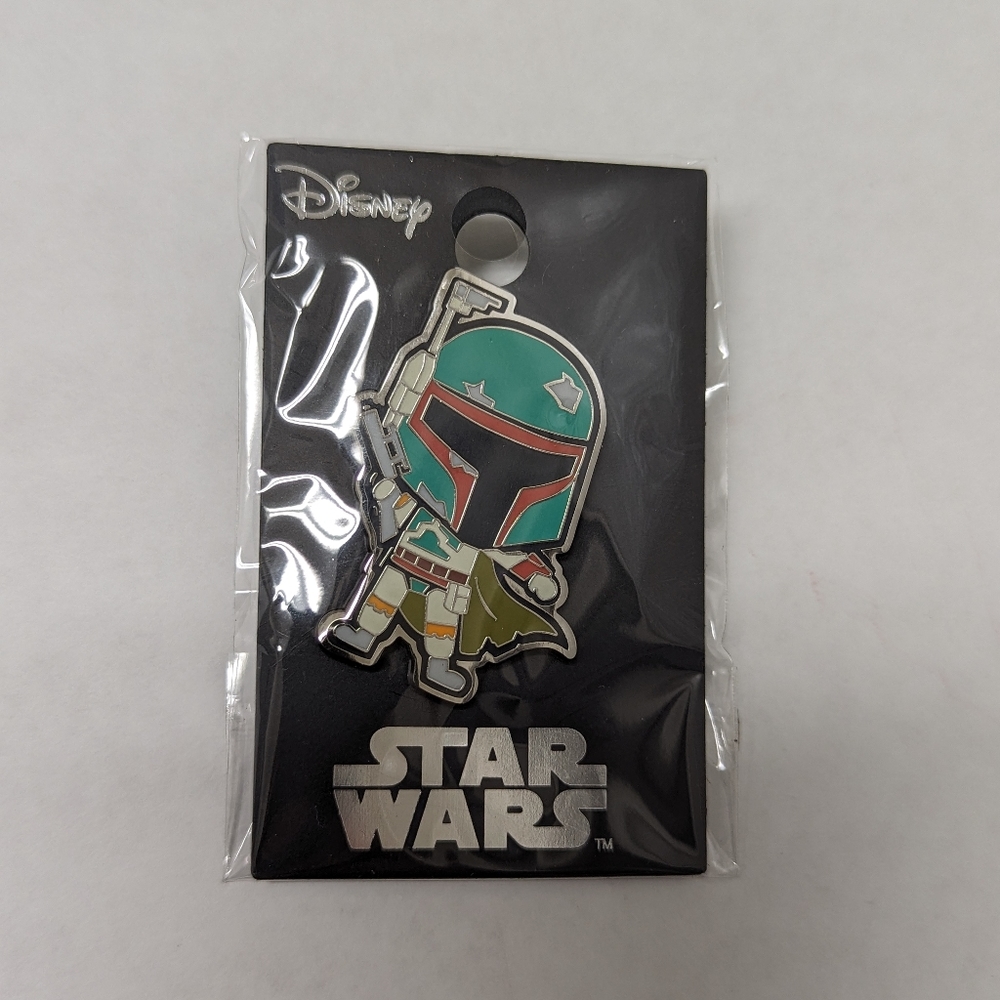 DISNEY STAR WARS BOBA FETT PIN 2023 NEW MONOGRAM